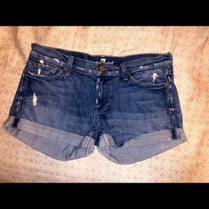 7 for all Mankind Jean shorts size 29